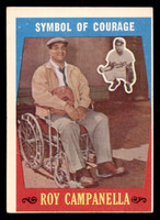 1959 Topps #550 Roy Campanella Symbol of Courage Excellent  ID: 389022