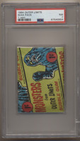1964 Bubble Gum Outer Limits Monsters From Outer Space 1 Cent PSA 7 NM  #*sku35400w