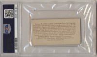 1890 N230 KINNEY BROS. Parole Redemption Back. PSA 4 VG-EX  #*sku35403