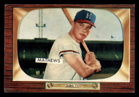 1955 Bowman #103 Eddie Mathews Excellent+  ID: 389503