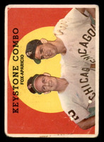 1959 Topps #408 Nellie Fox/Luis Aparicio Keystone Combo Poor  ID: 389562