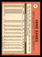 1969 Topps #20 Ernie Banks Near Mint  ID: 389817