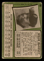 1971 Topps #50 Willie McCovey Poor  ID: 389873