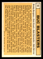 1963 Topps #18 Smoky Burgess/Dick Stuart/Roberto Clemente/Bob Skinner Buc Blasters Excellent+  ID: 390160