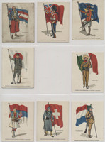 1914-16 T105 Assorted Standard Bearers Of Different Countries NEBO Red Back Lot Of 8  #*sku335435