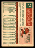 1959 Topps #22 Al Smith Very Good  ID: 390253