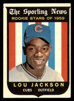 1959 Topps #130 Lou Jackson Excellent RC Rookie  ID: 390397