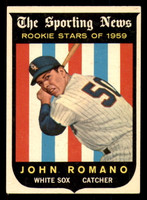 1959 Topps #138 Johnny Romano Excellent+ RC Rookie  ID: 390409