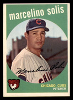 1959 Topps #214 Marcelino Solis Excellent+ RC Rookie  ID: 390520