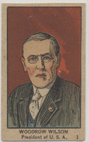 c1920 W562 Strip Card President #1 Woodrow Wilson  #*sku35490