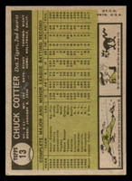 1961 Topps #13 Chuck Cottier Excellent  ID: 390791