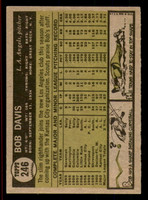 1961 Topps #246 Bob Davis Excellent RC Rookie  ID: 391018