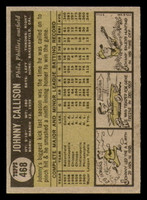 1961 Topps #468 Johnny Callison Excellent+  ID: 391245
