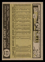 1961 Topps #518 Andy Carey Ex-Mint  ID: 391334
