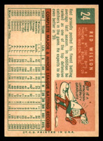 1959 Topps #24 Red Wilson Excellent+  ID: 391598