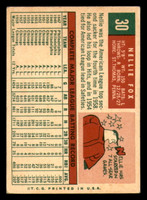 1959 Topps #30 Nellie Fox VG-EX  ID: 391604