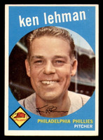 1959 Topps #31 Ken Lehman UER Excellent+  ID: 391605