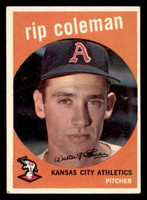 1959 Topps #51 Rip Coleman Excellent  ID: 391623