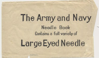 c1940's The Army & Navy Needle Book Looks Complete  #*sku35606