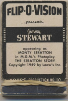 1949 Topps Flip-O-Vision R710-2 #10 Jimmy Stewart Booklet 30 Frames  #*sku35599