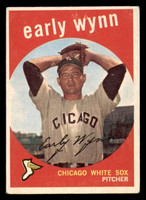 1959 Topps #260 Early Wynn UER Writing on Back White Sox UER ID:392067