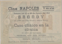 1965 Film Poster Series Jerry Lewis Caso Clinico En La Clinica (The Disorderly Orderly)  #*sku35648