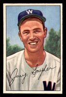 1952 Bowman #246 Jerry Snyder Ex-Mint RC Rookie 