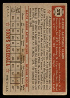 1952 Topps #278 Allie Clark Very Good  ID: 392995