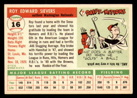 1955 Topps #16 Roy Sievers Excellent+  ID: 393000