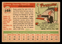 1955 Topps #168 Duane Pillette UER Very Good  ID: 393041