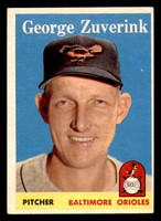 1958 Topps #6 George Zuverink Excellent+  ID: 393052