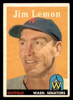 1958 Topps #15 Jim Lemon Excellent  ID: 393056