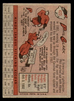 1958 Topps #423 Phil Clark Excellent RC Rookie 