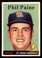 1958 Topps #442 Phil Paine Excellent RC Rookie  ID: 393339