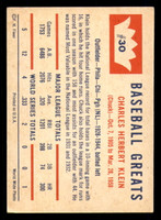 1960 Fleer #30 Chuck Klein VG-EX 