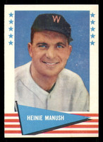 1961 Fleer #57 Heinie Manush Ex-Mint  ID: 393598