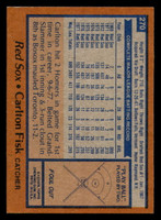 1978 Topps #270 Carlton Fisk Excellent+  ID: 393803