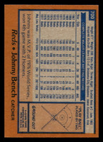 1978 Topps #700 Johnny Bench Near Mint  ID: 393823