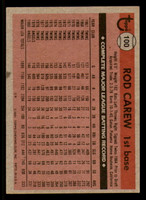 1981 Topps #100 Rod Carew Very Good 