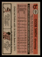 1981 Topps #254 Ozzie Smith Near Mint  ID: 393925