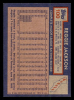 1984 Topps #100 Reggie Jackson Near Mint  ID: 394050