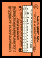 1990 Donruss #489 Sammy Sosa NM-Mint RC Rookie  ID: 394236