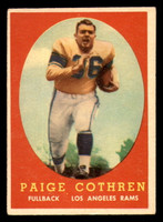 1958 Topps #92 Paige Cothren Excellent+  ID: 394422