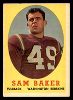 1958 Topps #34 Sam Baker Excellent  ID: 394432