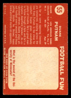 1958 Topps #55 Duane Putnam Very Good  ID: 394454