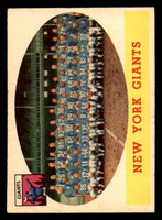 1958 Topps #61 Giants Team Excellent+  ID: 394459