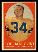 1958 Topps #63 Joe Marconi Excellent+ RC Rookie  ID: 394463