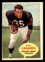 1960 Topps #13 Rick Casares Miscut Bears ID:394508