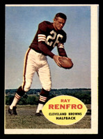 1960 Topps #26 Ray Renfro Miscut Browns ID:394519