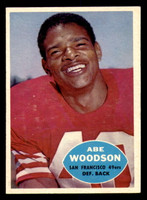 1960 Topps #120 Abe Woodson Very Good  ID: 394607